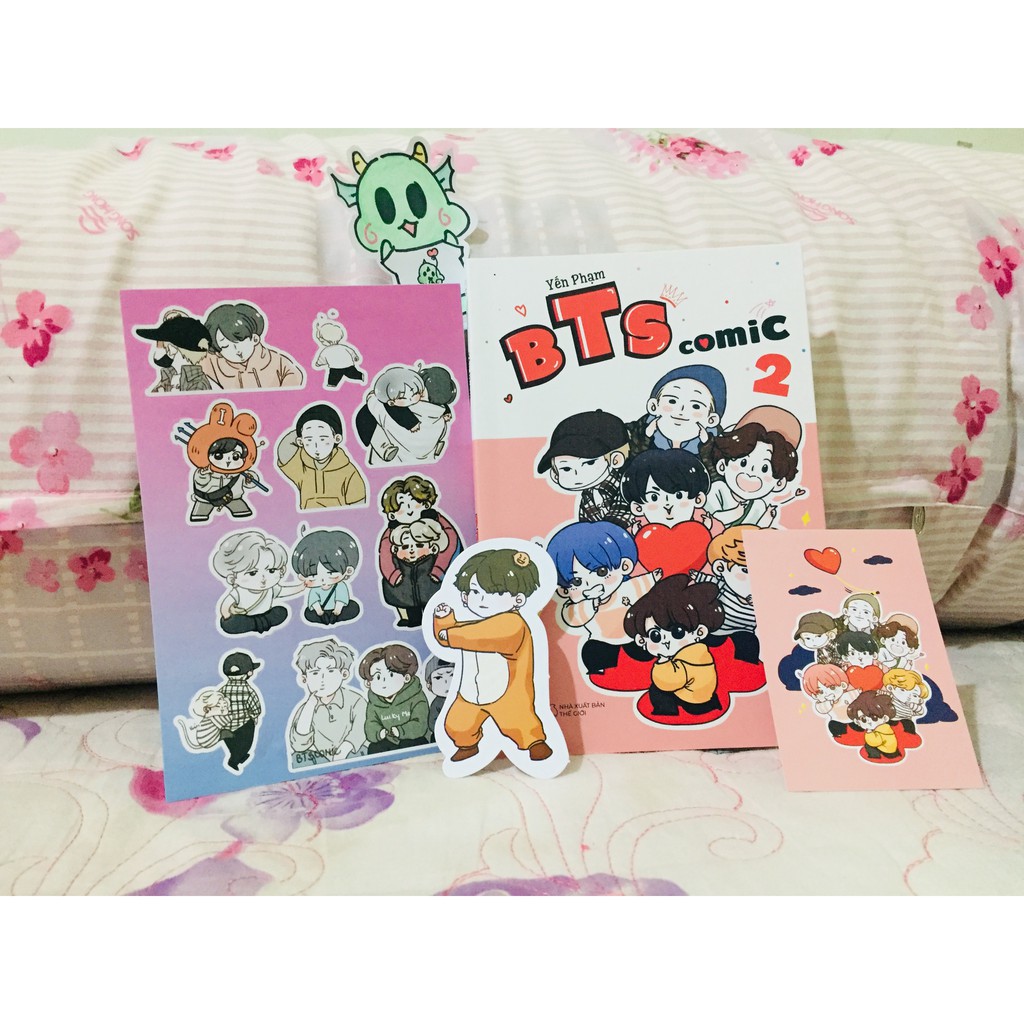 Sách - BTS Comic 2 - Bản Đặc Biệt Tặng Kèm Postcard + Sticker + Bookmark Thành Viên Ngẫu Nhiên Trong BTS