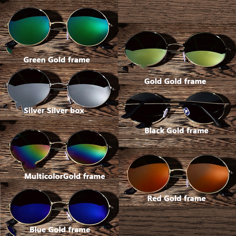 ✠✌☈Kính mát gọng tròn tráng gương kiểu dáng thể thao | BigBuy360 - bigbuy360.vn