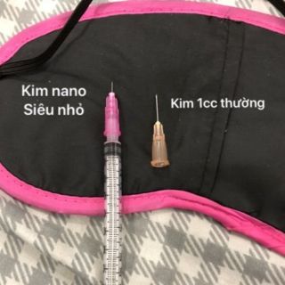 Kim Siêu nhỏ Nano 4mm tiêm tinh chất, Tiêm căng bóng da, tiêm tan bọng mắt