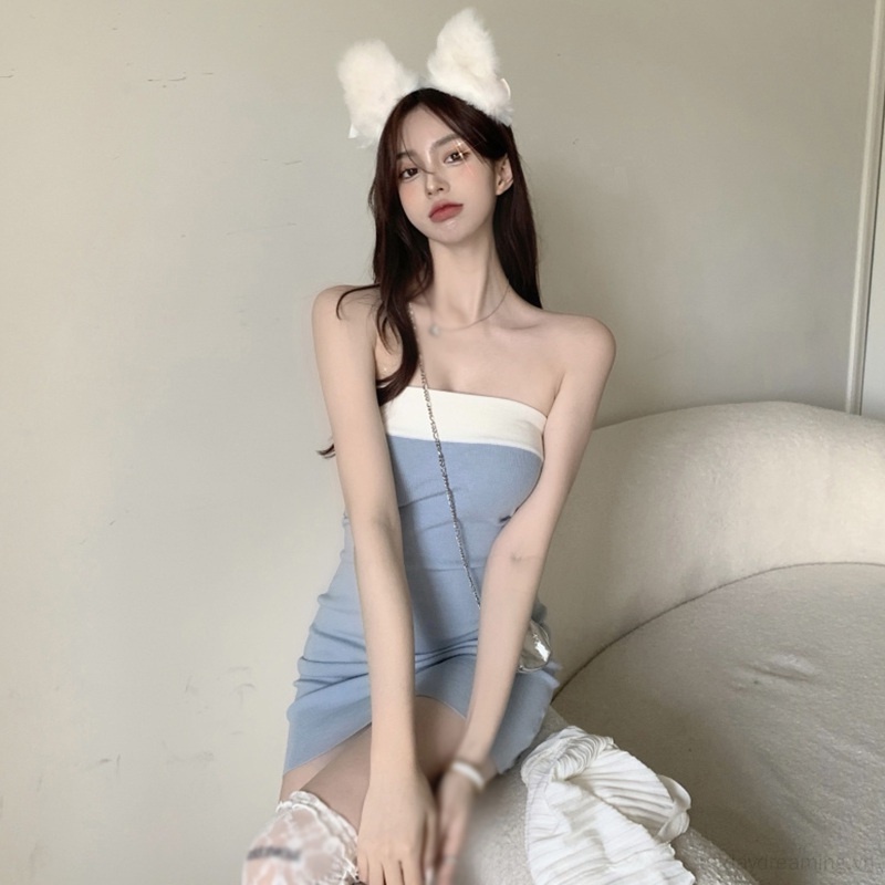 Đầm Lệch Vai Ôm Dáng Thanh Lịch Thời Trang Mùa Hè Cho Nữ