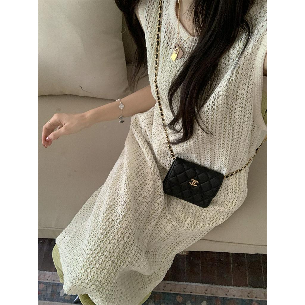 Váy Yếm Xanh Lá / Váy Yếm Dài Khoét Rỗng 51813