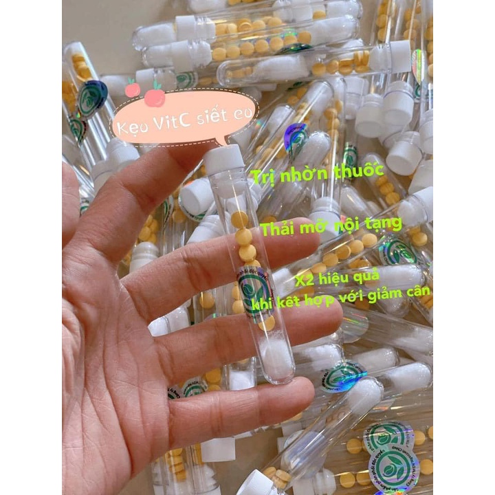 Viên Kẹo VitC siết eo 7 ngày hổ trợ X2 Hiệu Quả Giảm Cân