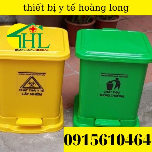 Thùng Rác Y Tế 30 Lít Có Đạp Chân