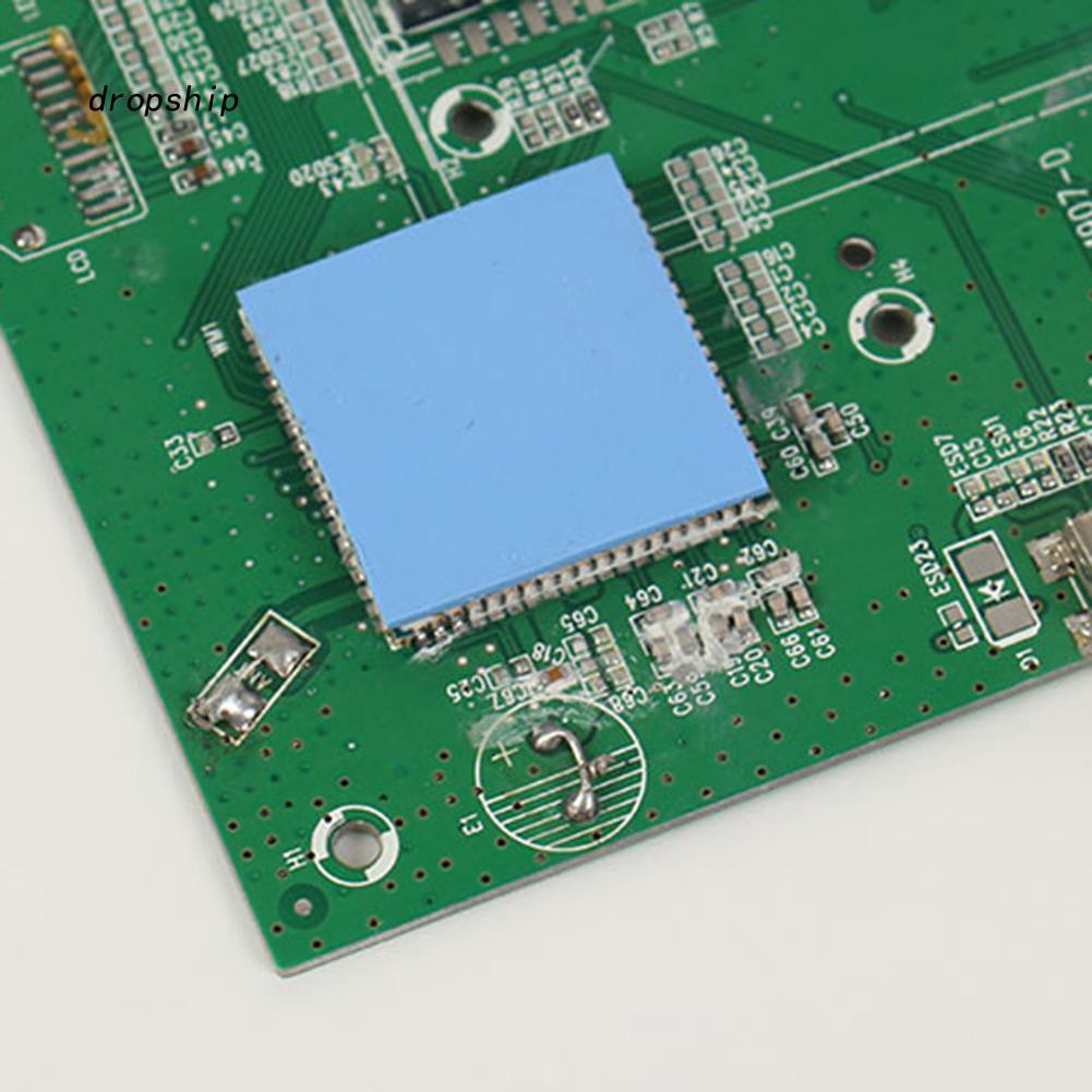 Bộ 100 đệm silicone tản nhiệt 10x0.5mm cho GPU VGA IC