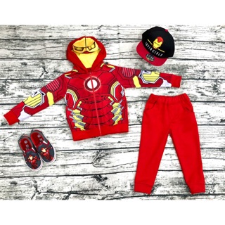 HM0124 Bộ quần áo ironman thun da cá