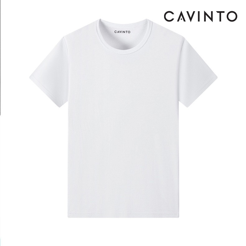 (MUA 2 TẶNG 1) Áo thun nam cổ tròn màu Trắng  vải Cotton co giãn ,dày dặn, form Xlim Fit .