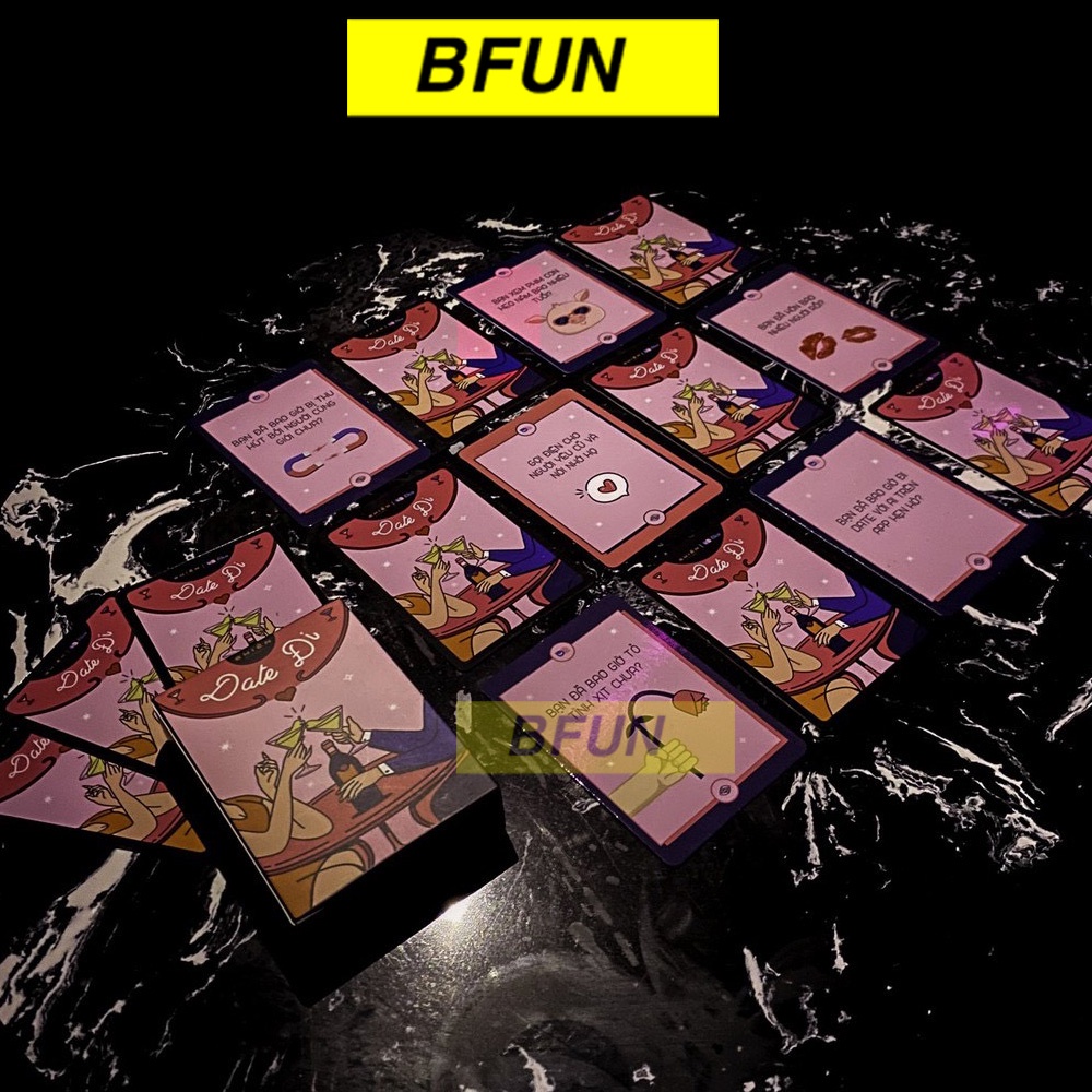 Bài Drinking Game Cho Hội Nhóm, 18 Cho Cặp Đôi Va Chạm - Bộ Bài Uống Rượu Bia,Cho Cặp Đôi Hẹn Hò board game BFUB