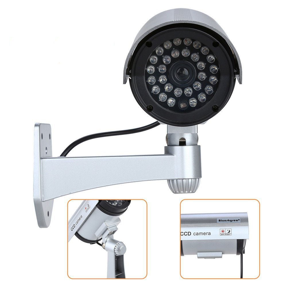Camera giả thân dài dùng làm mô hình, hù dọa trộm, (Lưu ý đây là camera giả ) có đèn led nhấp nháy | BigBuy360 - bigbuy360.vn