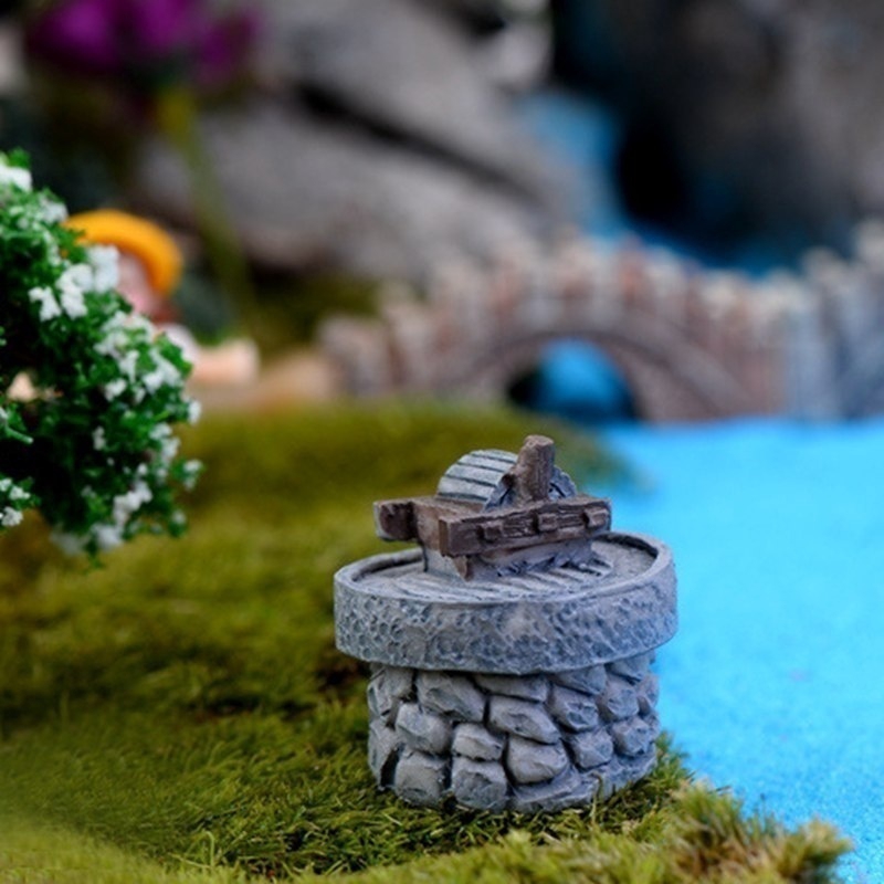 Đồ trang trí đá mài mini trang trí sân vườn