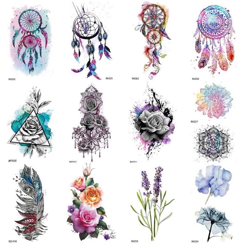 combo 30-60 cái sticker dreamcatcher decal bóc dán/ hình dán dreamcatcher