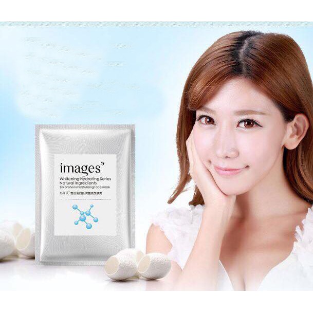 [RẺ VÔ ĐỊCH] Mặt nạ giấy dưỡng da mụn cấp ẩm thải độc Images Whitening Hydrating Series | Thế Giới Skin Care