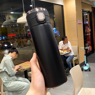 Bình giữ nhiệt Pastel hiển thị LED trẻ trung năng động thể tích 420ml chất liệu inox SU304 khắc tên theo yêu cầu
