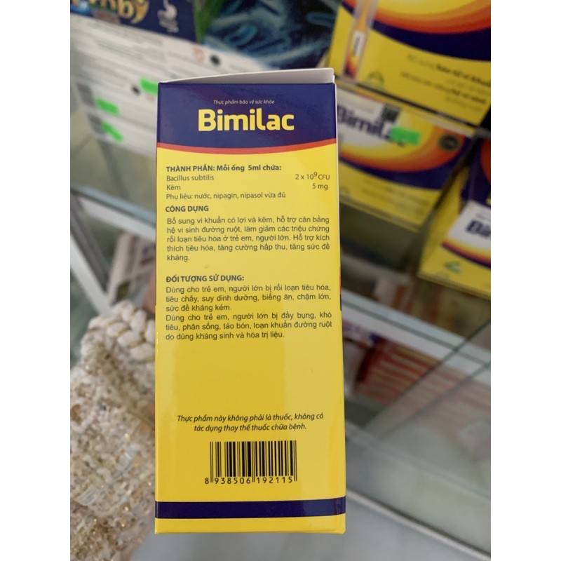 Men vi sinh Bimilac