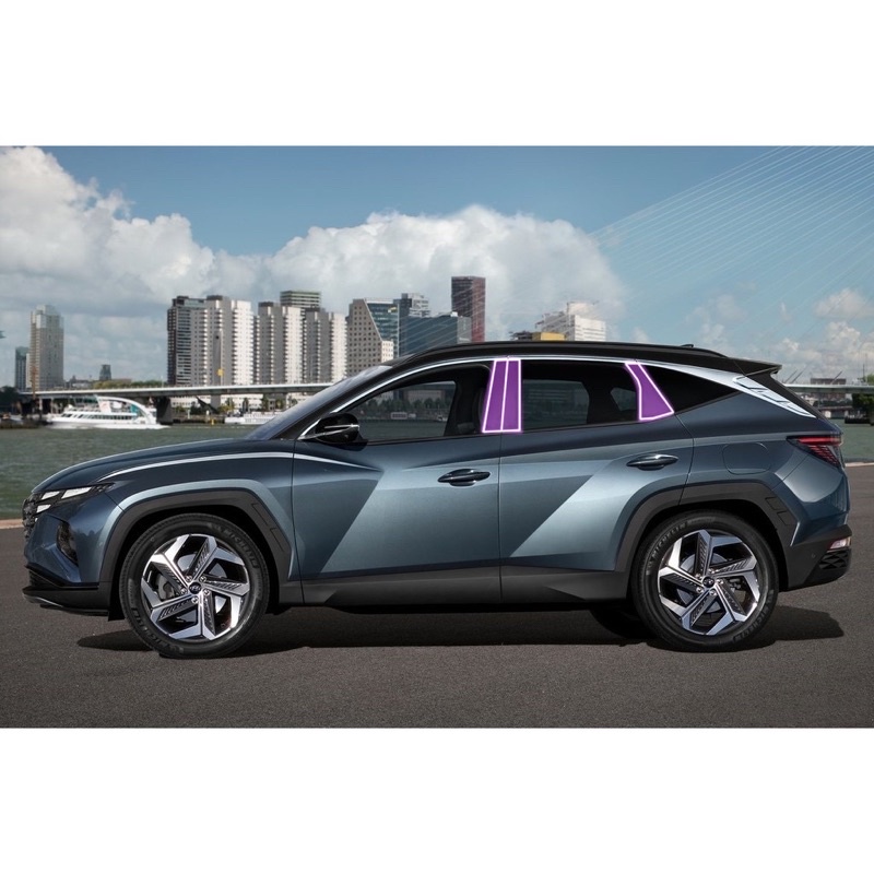 HUYNDAI TUCSON 2022 - Film PPF chống xước TRỤ CỬA - AUTO6 &lt;Cam kết chuẩn form xe, chống xước hiệu quả&gt;