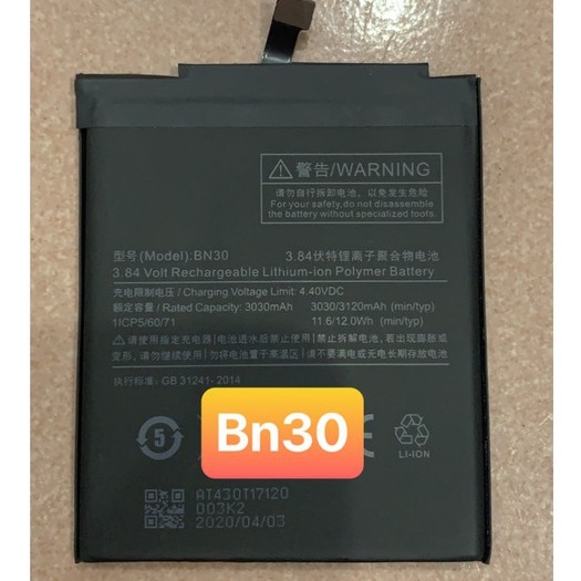 Pin Redmi 4A BN30 3030/3120mAh - XIAOMI