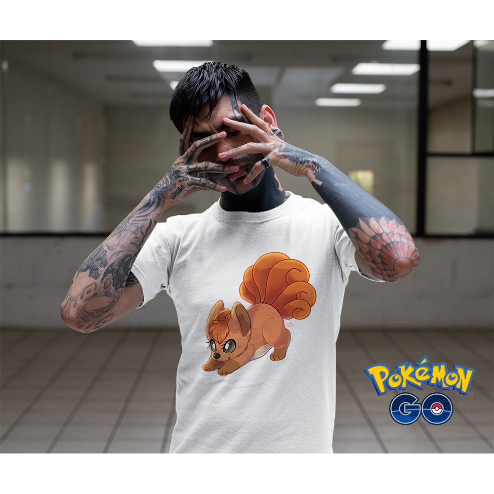 Áo thun Cotton Unisex - Game - Pokemon GO - Pokemon Rokon