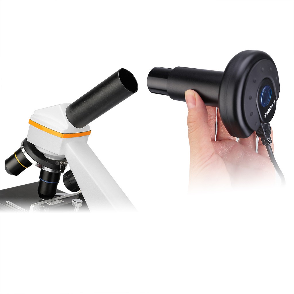 Camera gắn kính hiển vi kỹ thuật số SVBONY SV189 1.3 triệu điểm ảnh USB 2.0 dùng cho chụp ảnh màu và quay video