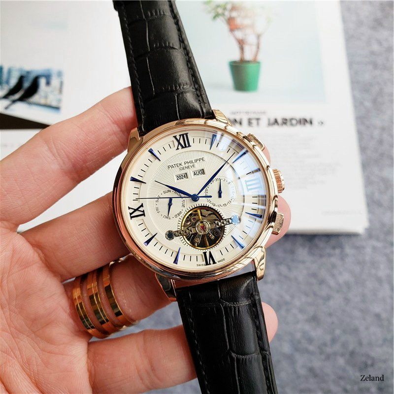 Đồng Hồ Nam Patekk Philippe Dây Da Lộ Máy Cơ Automatic [Bảo Hành 12 tháng]