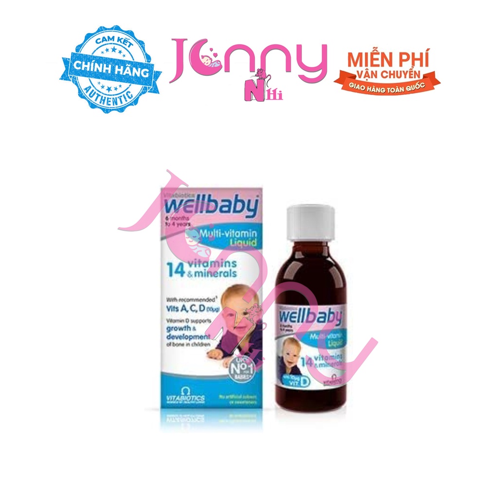 Multi Vitamin WellBaby Liquid bổ sung Vitamin nội địa Úc giá tốt