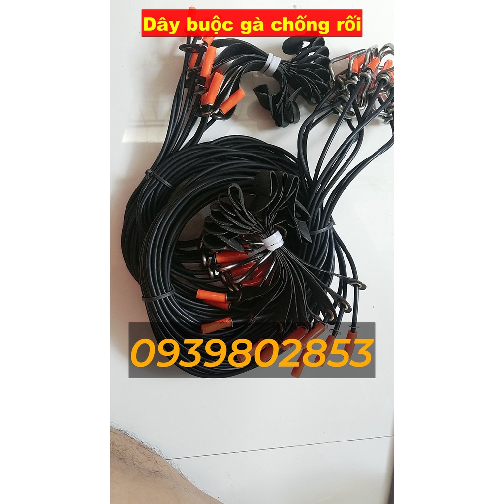 Dây cột gà CAO SU hàng cao cấp - Dây buộc chân gà hàng xịn