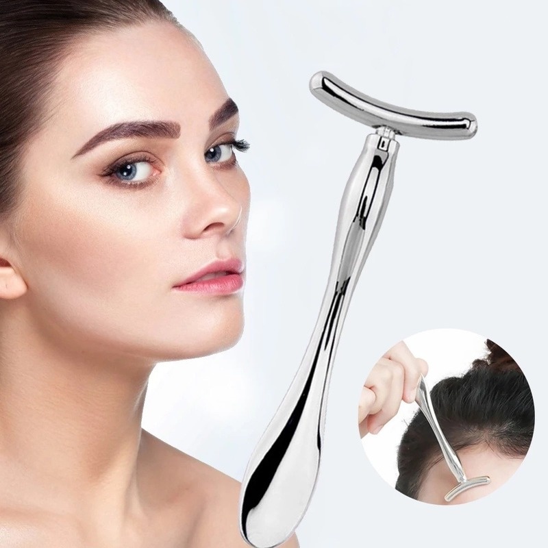 [Hàng mới về] Thanh mát xa mắt bằng hợp kim giảm bọng mắt quầng thâm làm săn chắc da chống nếp nhăn