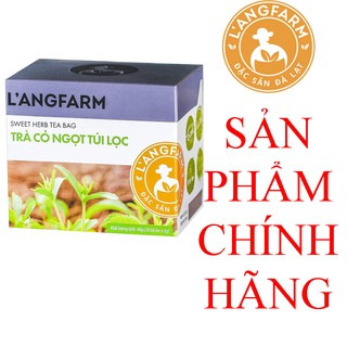 LANGFARM | Trà cỏ ngọt túi lọc hộp 20 tép Dùng làm thức uống giải khát hàng ngày hoặc làm quà tặng