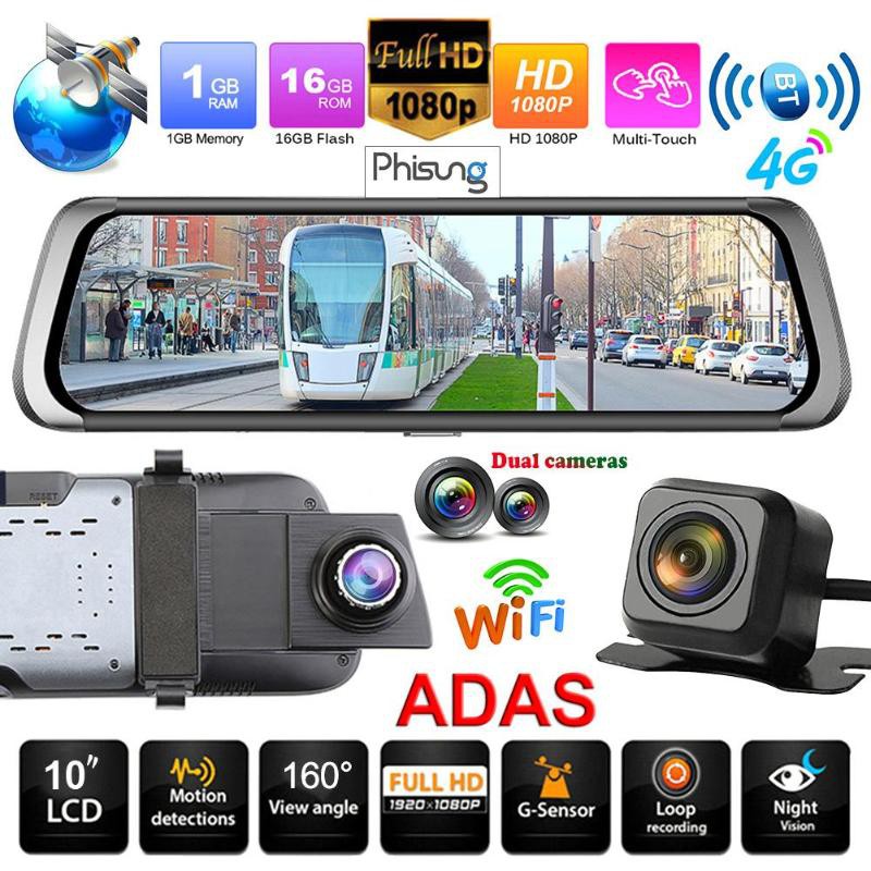 (Tặng thẻ 32GB) Camera hành trình gương E08-4G-Wifi Chính Hãng | BigBuy360 - bigbuy360.vn