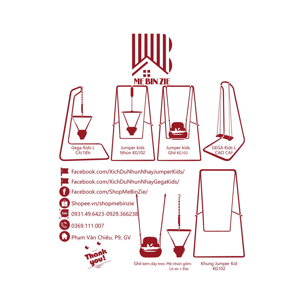 Jumper kids - Bộ nhún nhảy không Giá Đỡ