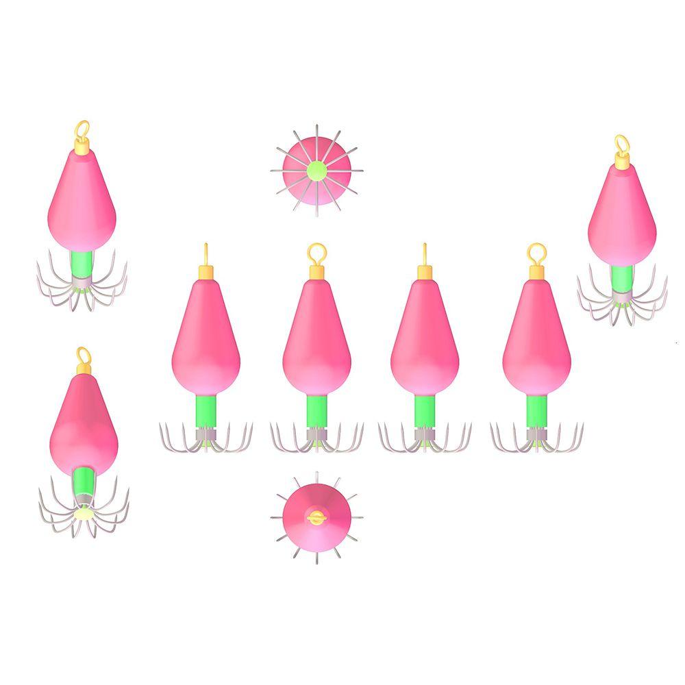 Mồi Câu Cá ZAIJIE24 12 Cần Có Móc Hình Bạch Tuộc Siêu Bền Tiện Dụng