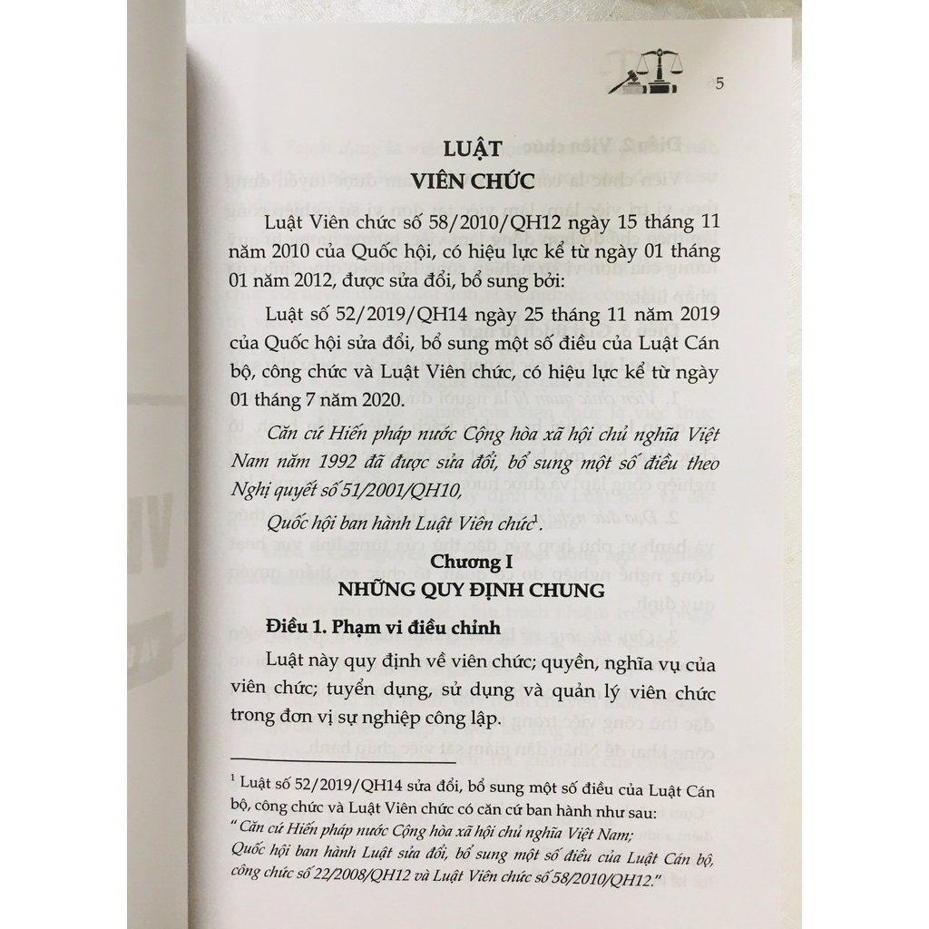 Sách : Luật Viên Chức Và Văn Bản Hướng Dẫn Thi Hành