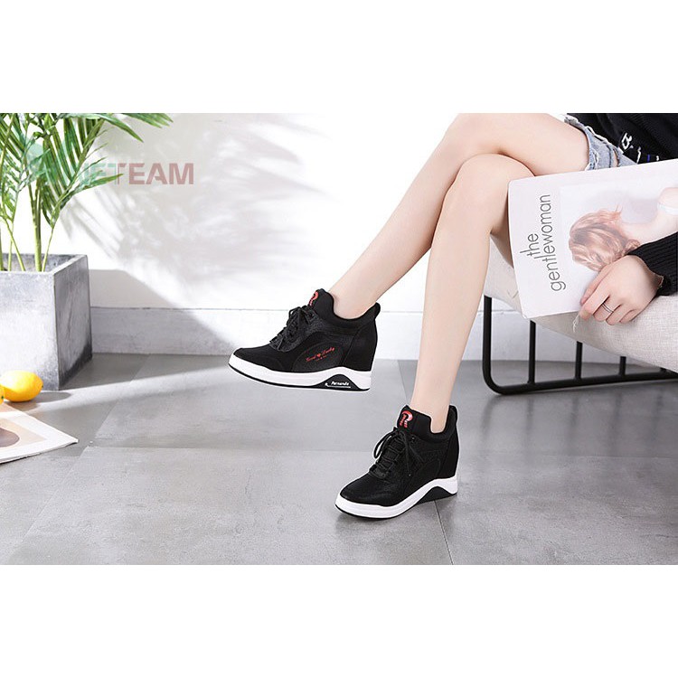 GIÀY SNEAKER NỮ ĐỘN ĐẾ 7CM DÁNG ĐẸP FERNANDA – FASHION QUẢNG CHÂU CAO CẤP -DG27