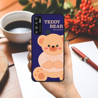 Ốp lưng Vsmart Joy 3/Joy 4/Active 3/Bee 3/Live/...dẻo đen hình Teddy