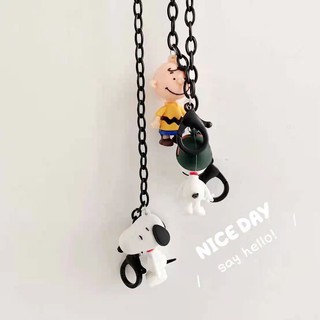 Mặt Nạ acrylic Màu Đen Hình Chú Chó Hoạt Họa Sáng Tạo Có Dây Đeo Mắt Kính