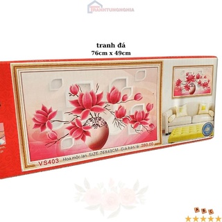 Tranh đính đá bình hoa khoe sắc VS403 (76cm x 49cm)