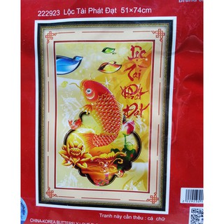 Tranh chữ thập lộc tài phát đại