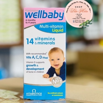 Wellbaby - Vitamin Tổng Hợp Cho Bé wellbaby