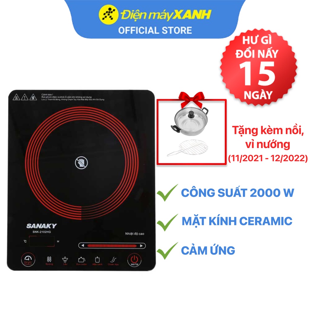 Bếp hồng ngoại Sanaky SNK2102HG