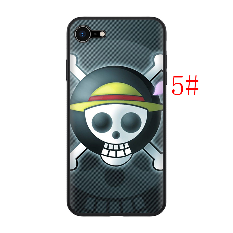 Ốp Lưng Silicone Mềm In Logo One Piece Cho Iphone 8 7 6s 6 Plus 5 5s Se 2016 2020