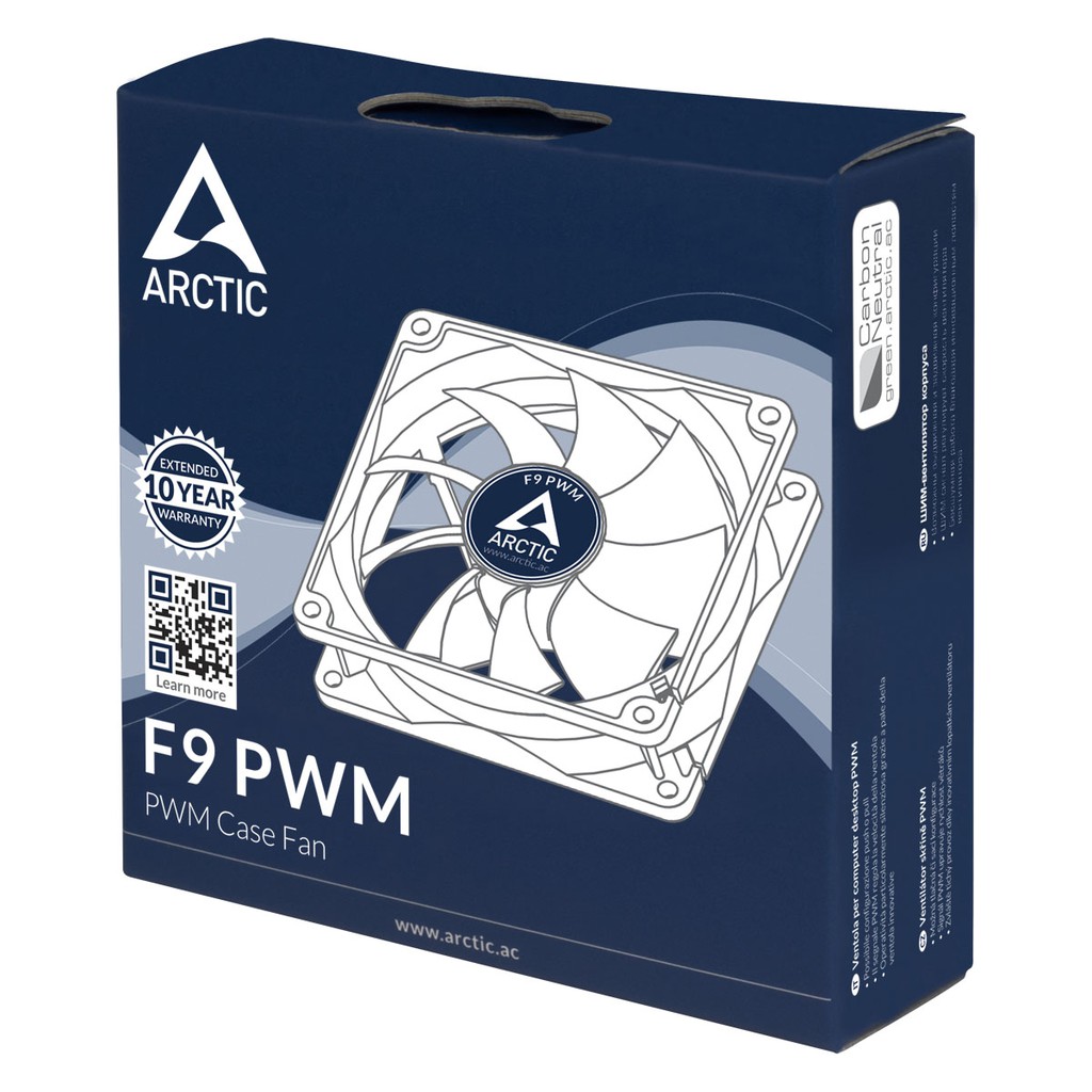 Fan case 9cm Arctic F9 PWM - Sản phẩm cao cấp, hiệu năng vượt trội