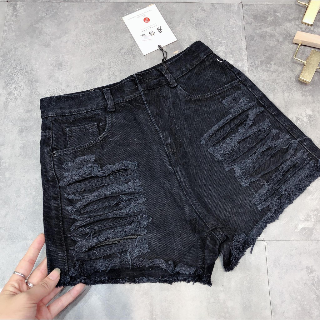 Quần sooc jeans rách 2 màu (kèm ảnh thật,video) | BigBuy360 - bigbuy360.vn