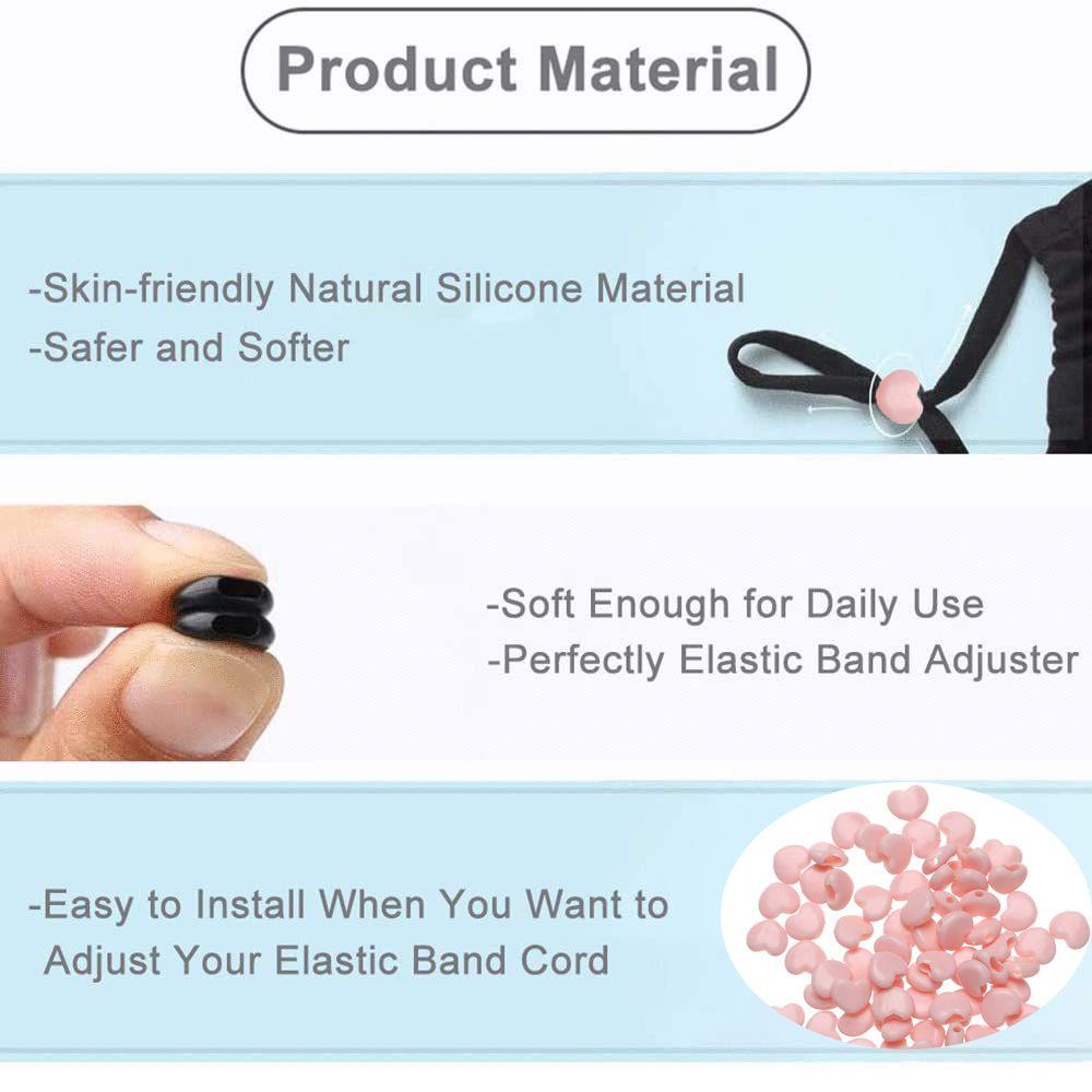 Bộ 50 / 100 Móc Khóa Dây Bằng Silicon Mềm Nhiều Màu