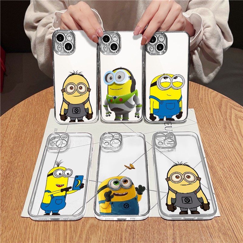 Ốp Điện Thoại Dẻo Họa Tiết Hoạt Hình Minions Dễ Thương Cho LG K10 Pro K10A K12 Plus K40 K61 Q61 K71 X Style X4 G3 Stylus E14