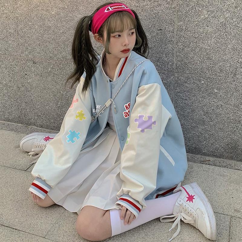 Áo Khoác Bóng Chày Phong Cách Vintage Cho Nữ | BigBuy360 - bigbuy360.vn