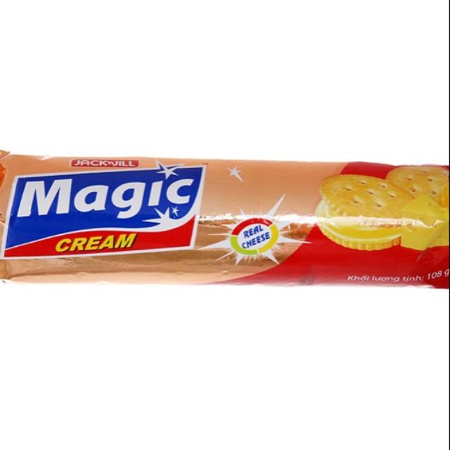 Bánh quy ngọt Magic Cracker kem phô mai 108g