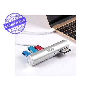 Bộ Chia 3 Cổng Type-C USB 3.0 + 2 Khe Cắm Thẻ SD/MicroSD Unitek Y3094