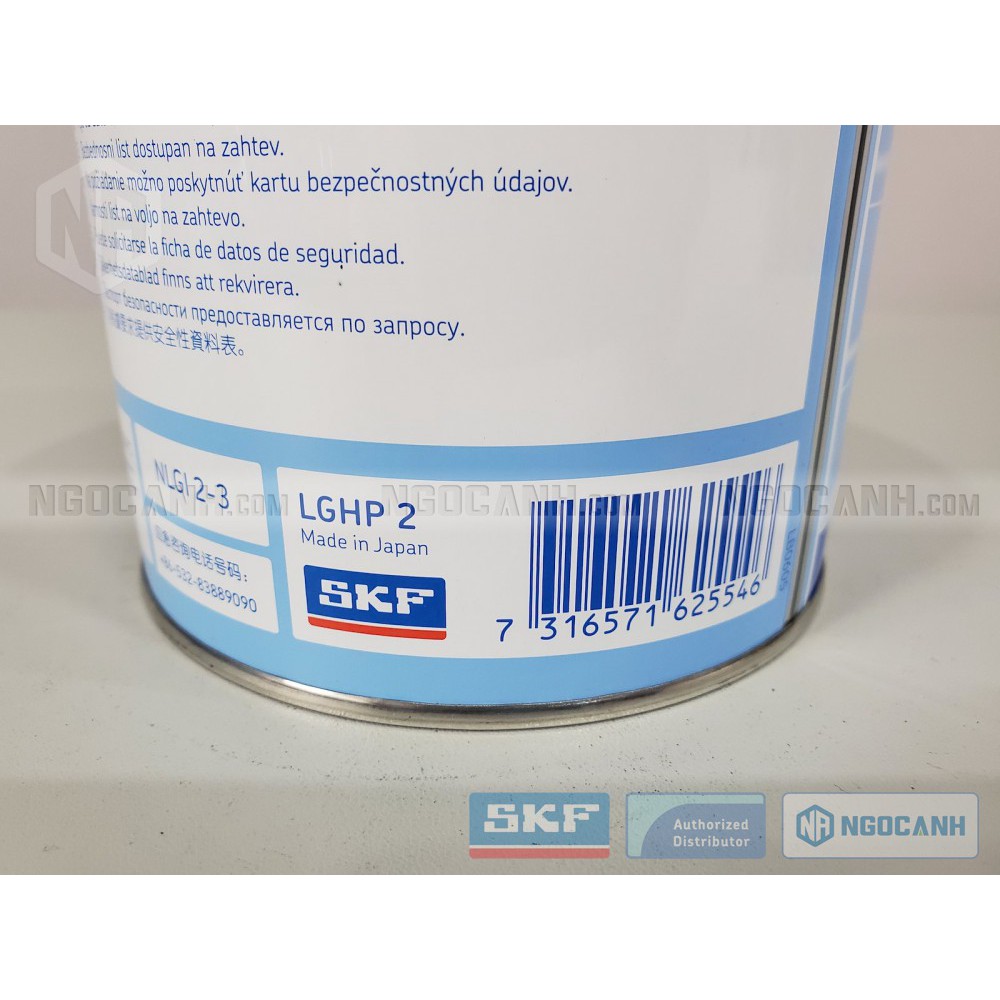 Mỡ chịu nhiệt SKF LGHP 2/1 - Dòng mỡ chịu nhiệt độ cao của SKF