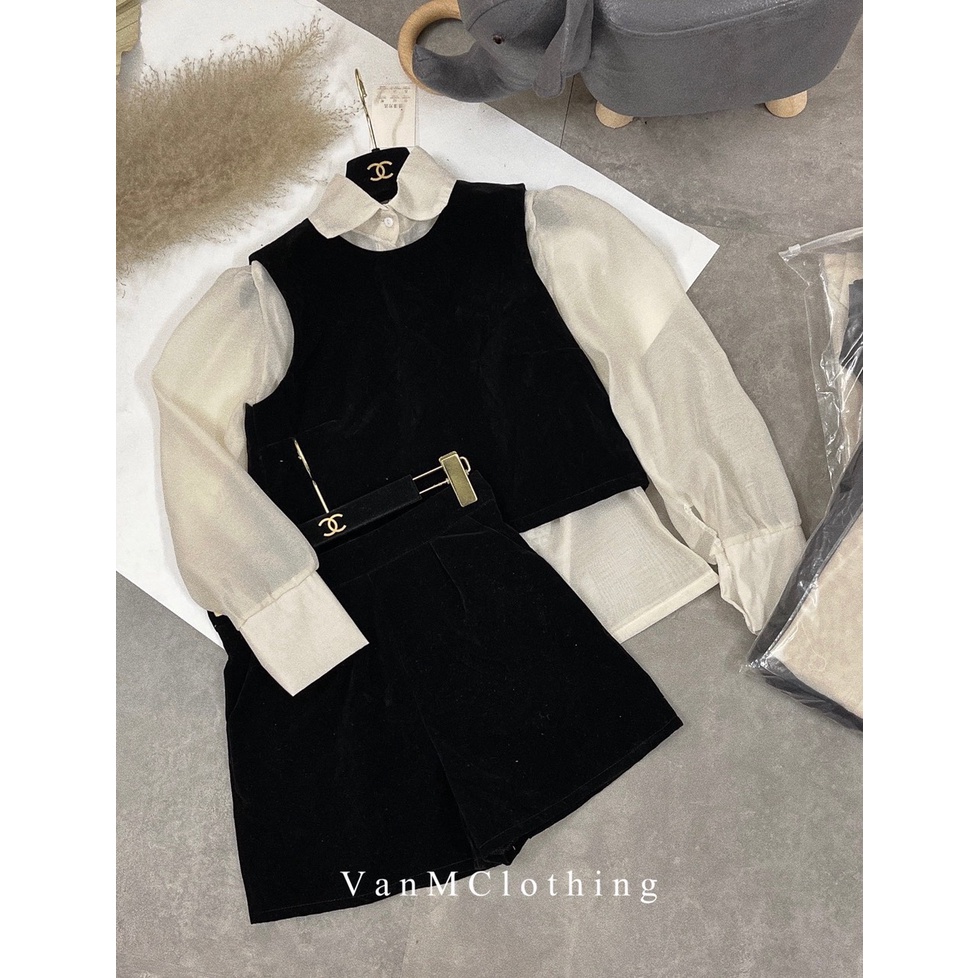 Set áo váy 3 món siêu xinh