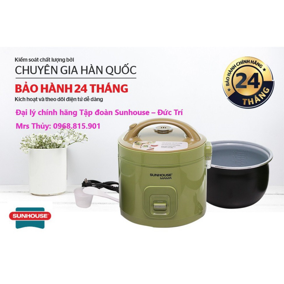 Nồi cơm điện Sunhouse 1.8L MAMA SHD8665G