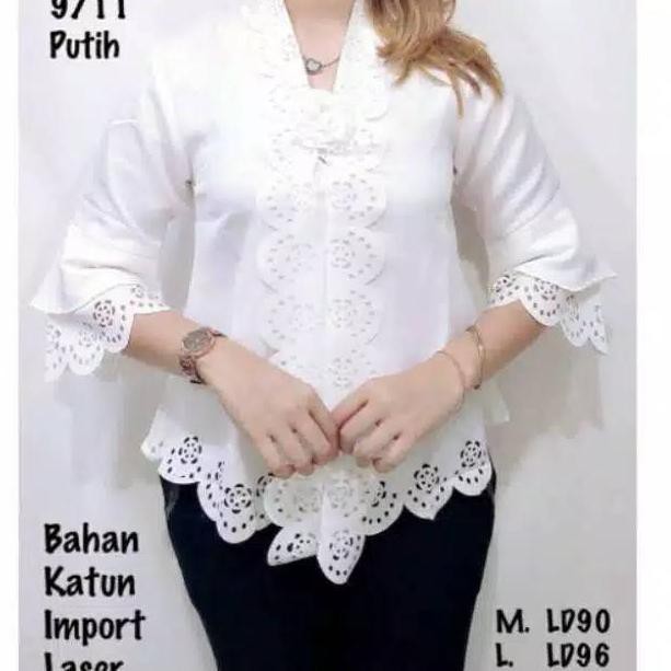 Áo Thun Cotton Tay Loa Kèn Kebaya Boss Encim Senada Nhập Khẩu Chất Lượng Cao