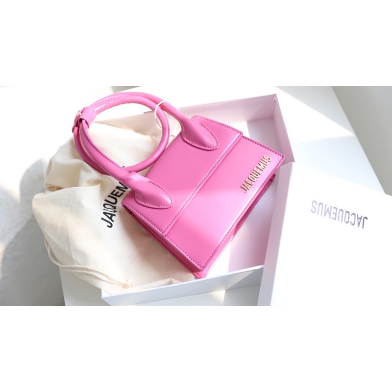 Túi Jacquemus quai xoắn kèm dây đeo về màu tươi tắn 4 màu